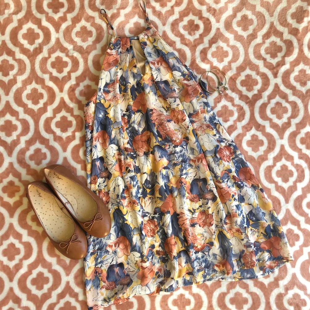 Flowing Florals Dress